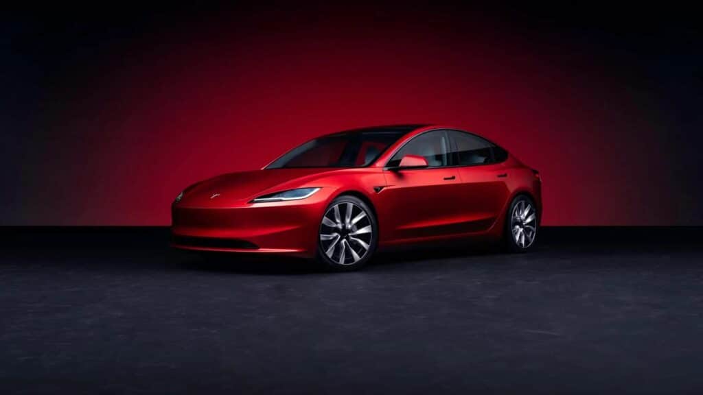 all new Model 3, front