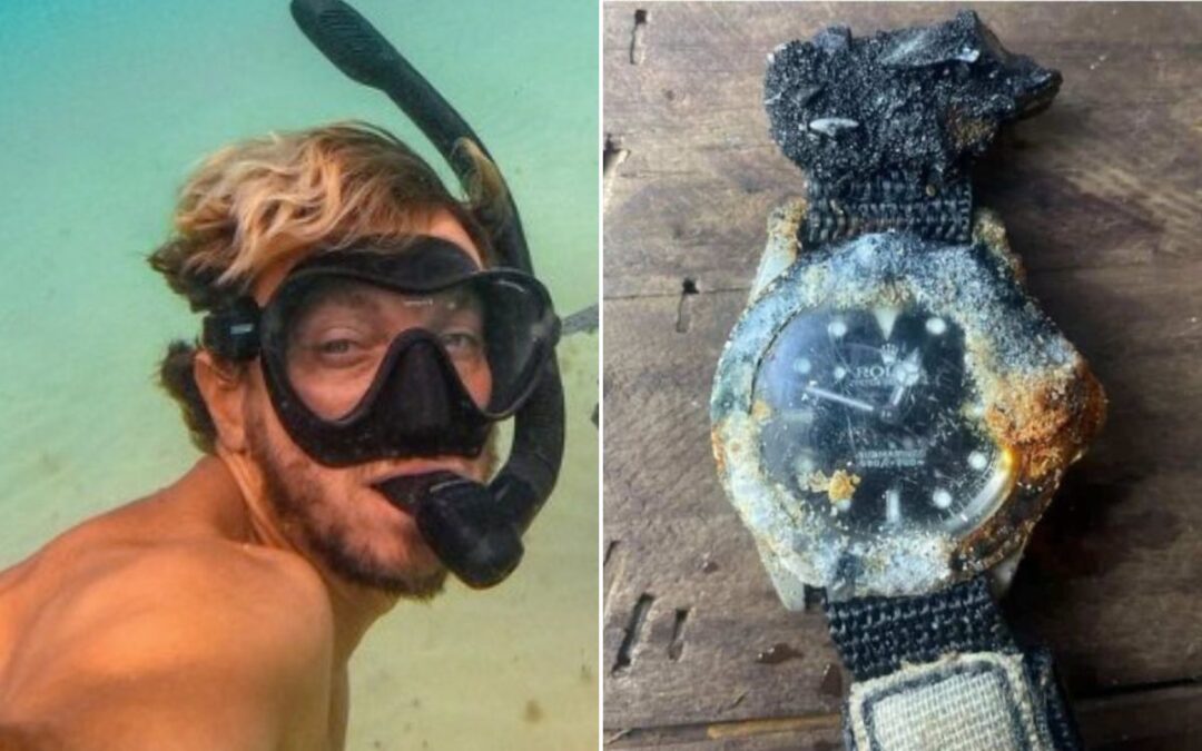 Rolex is returned to its owner four years after it sunk to the bottom of the ocean