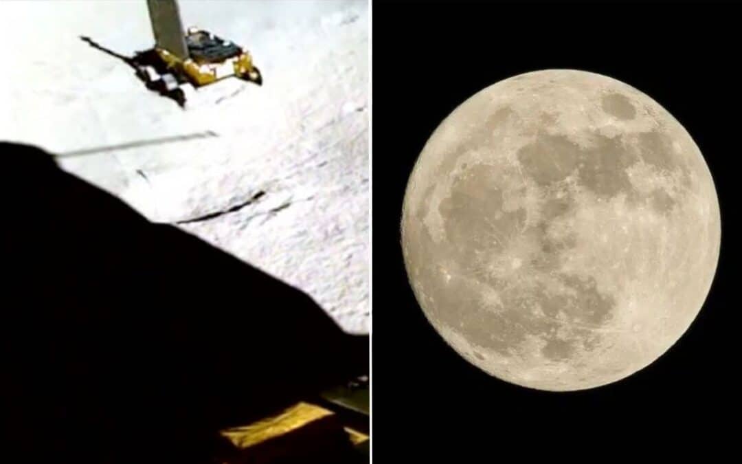 India space agency shares new footage of lunar rover ‘playfully frolicking’ on South Pole of Moon 