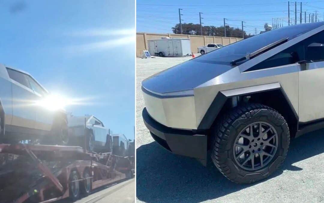 New footage gives us our best look at Cybertruck’s ‘frunk’ as they’re spotted being shipped out