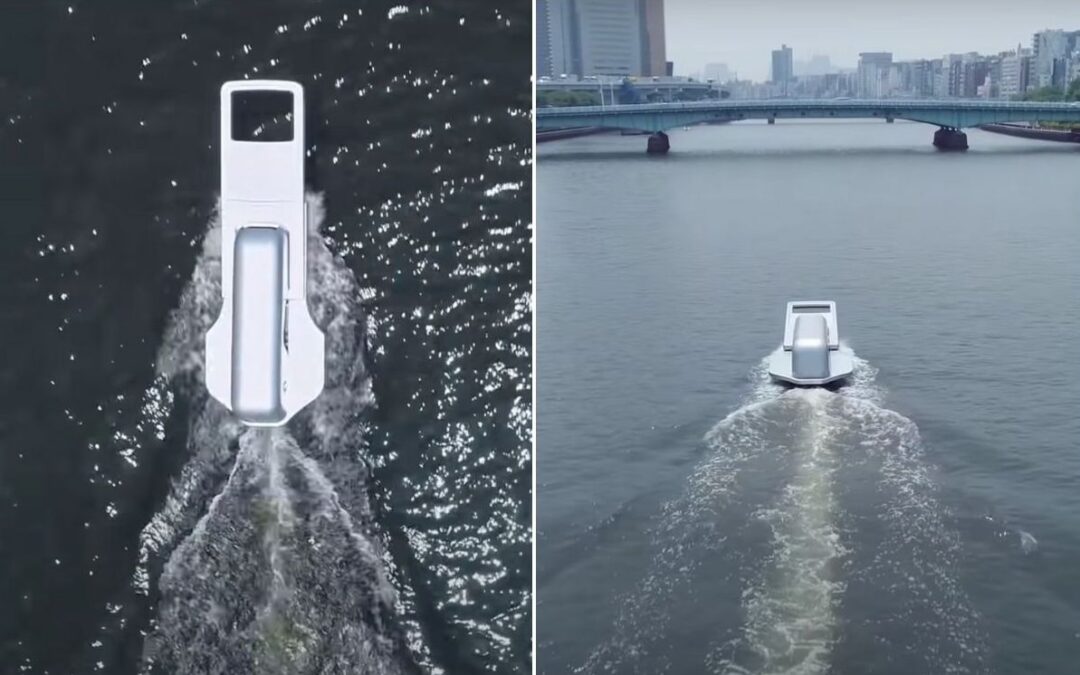 Japanese designer creates a ship that looks like a zip